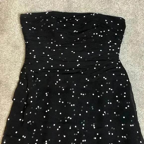 Kay Unger Polka Dot Silk Dress - Picture 2 of 11